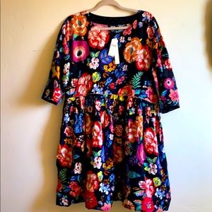 ANTHRO Floral Tunic Dress